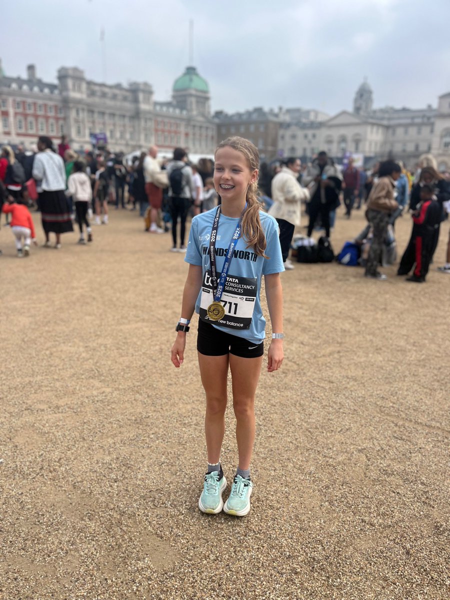 Well done Elly on your first Mini London Marathon representing Wandsworth in the U13s race 🏃🏼‍♀️ 🥳💪