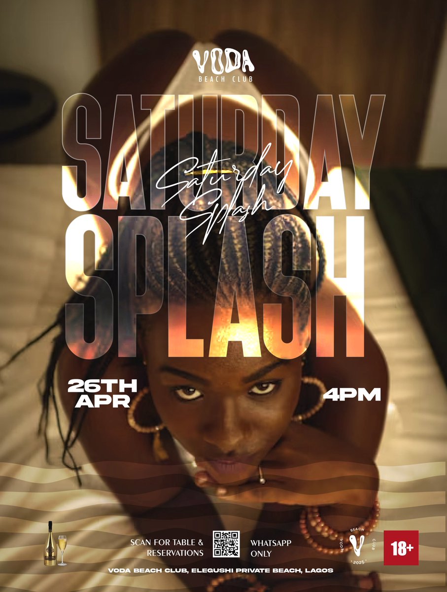 vodabeachclub's tweet photo. Change your weekend plans. Saturday Splash ๐ฆ is calling.
Voda Beach Club. 4 PM. Donโt miss it!!
#vodabeachclub #saturdaysplash #thevodabeachclub https://t.co/qplH5lvY8F