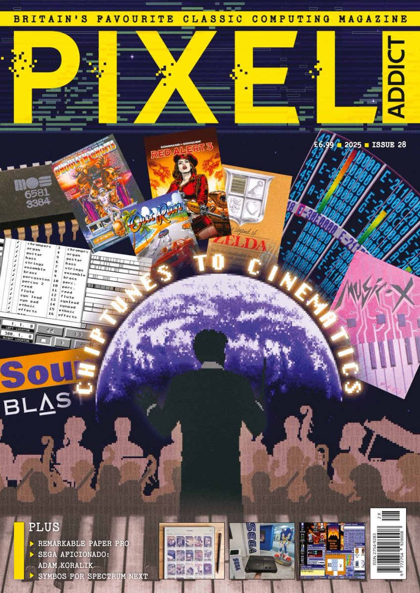 Fascinated by chiptunes and video game music? Legendary BAFTA-winning composer James Hannigan reveals the story of digital audio evolution within gaming - available exclusively in the latest issue of Pixel Addict classic computing magazine! Grab your copy: addict.media