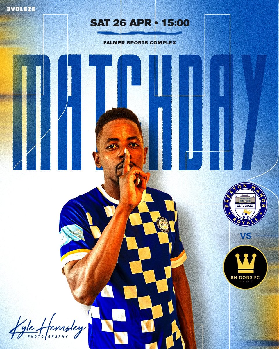Big game today that the boys know only a positive result will do.

We are as ready as can be &amp; will be going out to try and get the 3 points needed.

All support is welcomed and appreciated. 

🆚 BN Dons 
🗓️ Sat, 26th April
🕒 3pm
📍 Falmer Sports Complex
🎟️ FREE

#PMR #Matchday