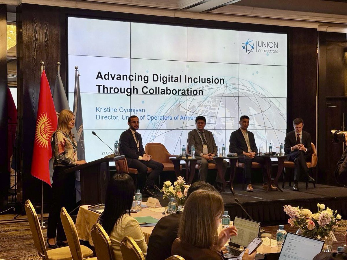 UnionOperatorAM's tweet image. 🇰🇬 On April 23, @KristyGyonjyan, Director of the @UnionOperatorAM, participated in the ITU RDF by @ITUCISRegion. 

The results showed that multi-layered cooperation between government, private, and international organizations is key to ensuring sustainable outcomes.
