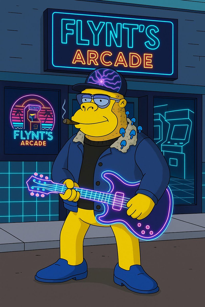 i_Viewapps's tweet image. I can only image the @ChilledKongs wearing its blue suede shoes to match its coat
Rockin down at #FLYNTSARCADE on #KONGISLAND