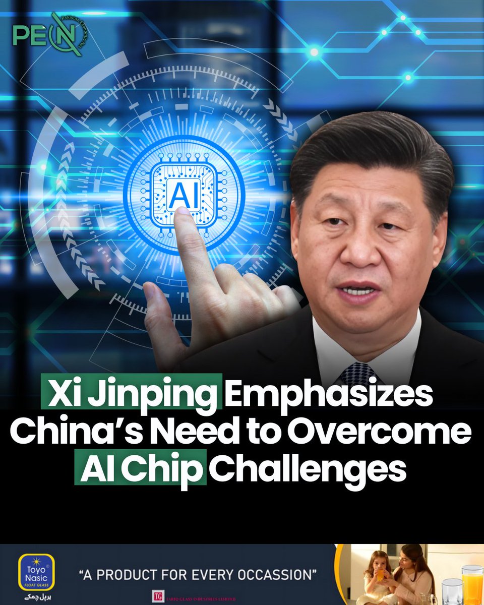 NetPakistan's tweet image. 🇨🇳Chinese President Xi Jinping has stressed the need for China to tackle significant challenges in the development of advanced artificial intelligence (AI) technologies, particularly in the area of high-end chips.

pakeconet.com.pk/news/145065/xi…

#XiJinping #ChinaAI #AdvancedTechnology…