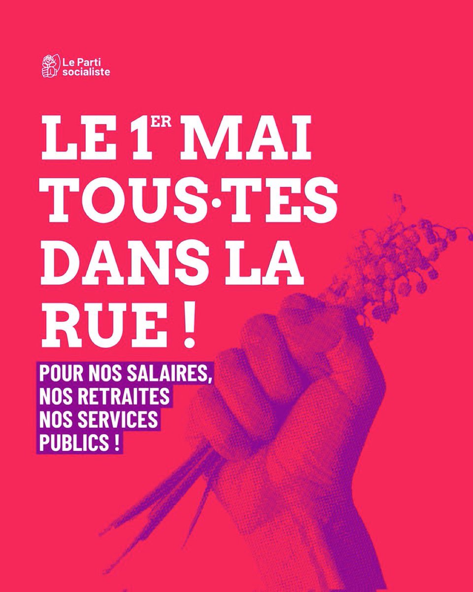 Alors que le Gouvernement s’apprête à faire de nouvelles coupes dans le budget et qu’ArcelorMittal annonce la suppression de plus de 600 postes, soyons nombreux•ses dans la rue le #1erMai aux côtés des syndicats. Pour défendre les salaires, les retraites et les services publics!