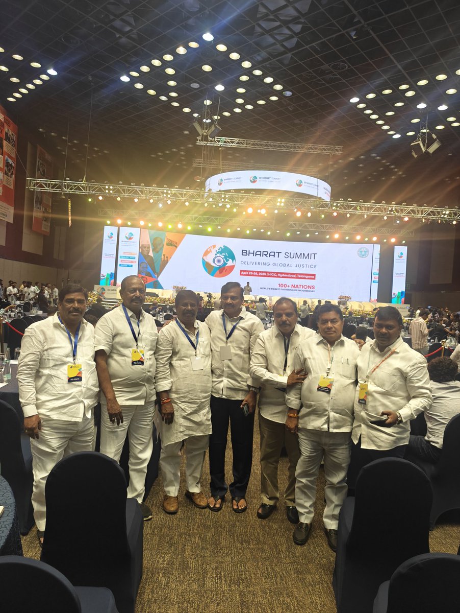 EVenkatReddy's tweet photo. Attended the address of Shri Rahul Gandhi, Hon'ble Leader of the Opposition in the Lok Sabha, at the Global Justice Plenary at #BharatSummit2025.
A vision for a more just, inclusive, and equitable world will take center stage. Stay tuned.
#NyayPath @RahulGandhi https://t.co/P2YWTm0NUV