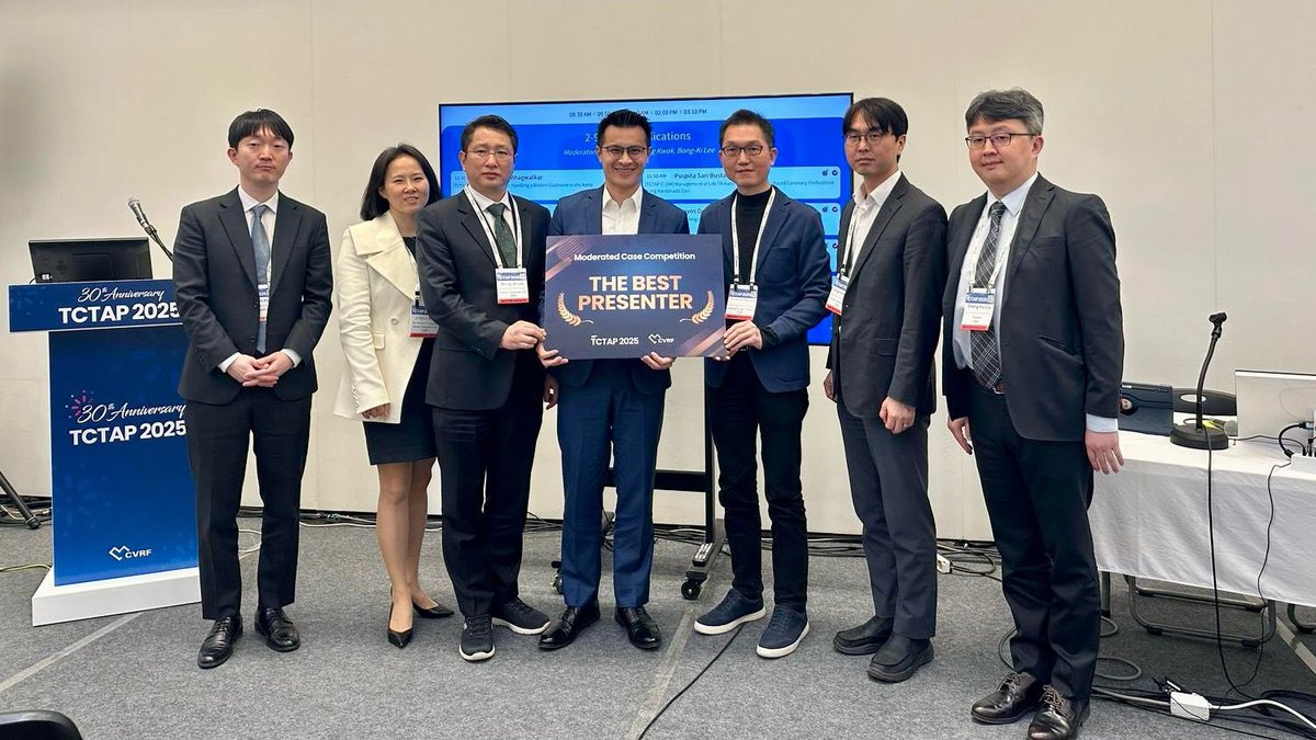 HongKongValves (@hongkongvalves) on Twitter photo Once again, congratulations to <a href="/summitmd_cvrf/">summitmd_cvrf</a> for the successful TCTAP conference! Our Heart Team is delighted to commemorate the 30th Anniversary of this great event.
#Congratulations #TCTAP2025 #tctap30thanniversary #GlobalHeartTeamInAction Once again, congratulations to <a href="/summitmd_cvrf/">summitmd_cvrf</a> for the successful TCTAP conference! Our Heart Team is delighted to commemorate the 30th Anniversary of this great event.
#Congratulations #TCTAP2025 #tctap30thanniversary #GlobalHeartTeamInAction