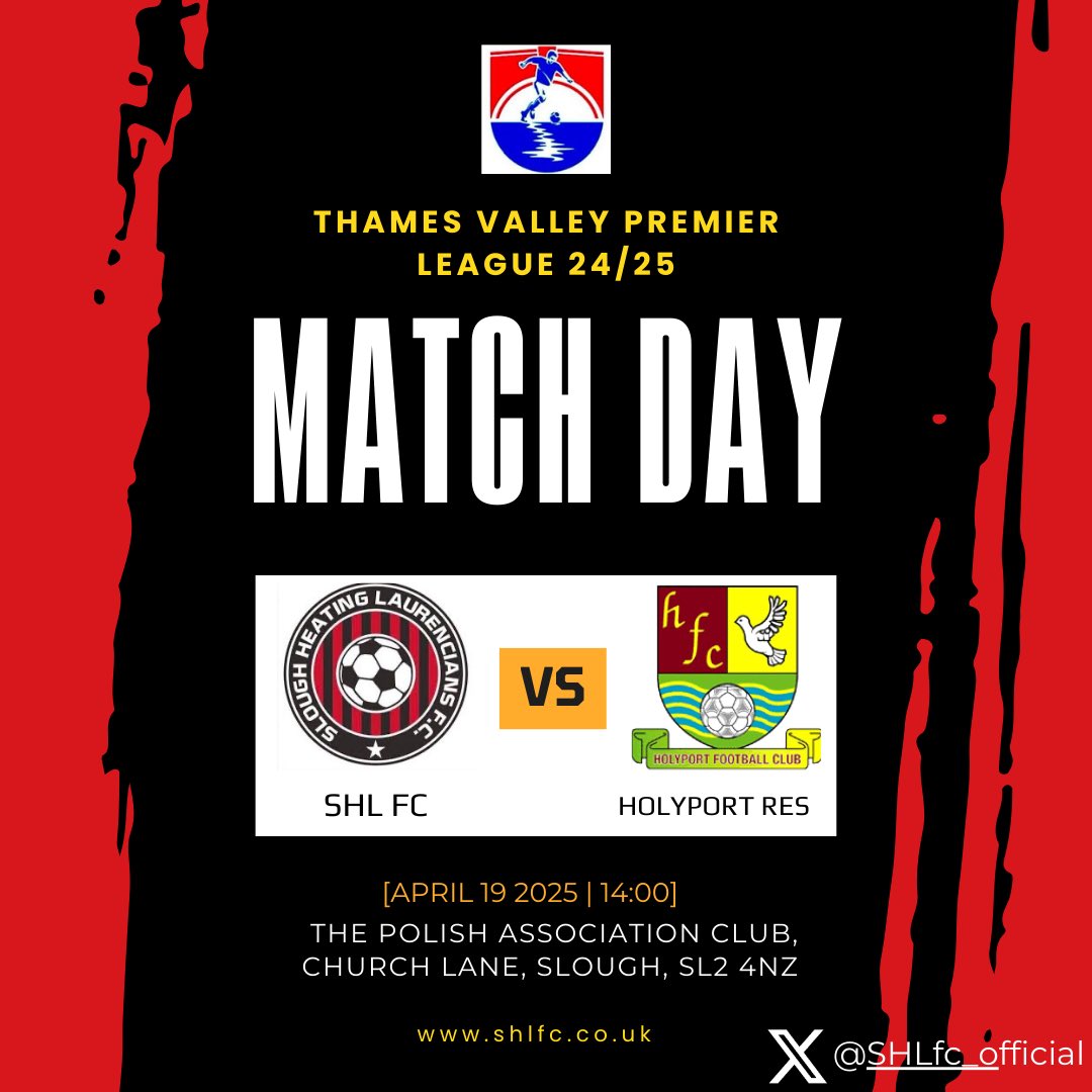 Match day for the Heating 🤩♨️

🆚<a href="/HolyportFC/">Holyport FC | Est 1897</a> 
🕑2pm KO 
🏟️The Polish Club
📍SL2 4Nz 
🍻Bar Open 

#TVP #home #game #football #uptheHeating
