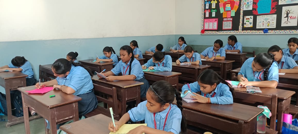 MMPublicschool1's tweet image. एम.एम. पब्लिक स्कूल में हिंदी सदन द्वारा &apos;निबंध लेखन&apos; प्रतियोगिता का आयोजन किया गया । जिसका विषय था &apos; स्वस्थ नागरिक ही देश की बहुमूल्य संपत्ति होते हैं।&apos; इस प्रतियोगिता में कक्षा चौथी से नौंवीं तक के छात्रों ने भाग लिया।
#MMPUBLICSCHOOL #bestschoolinpitampura #OverallDevelopment