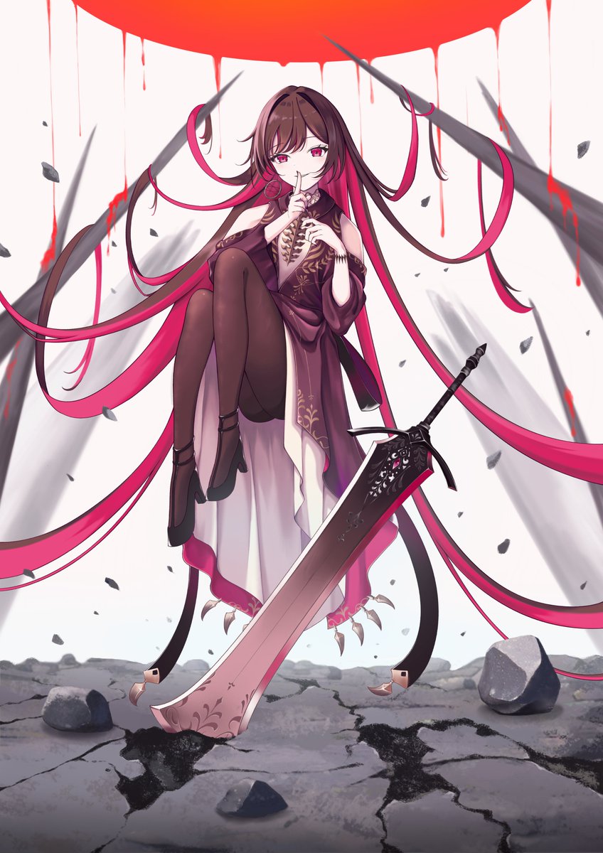 hoshihan3's tweet photo. 「Sangre」Mir
#arcaea 
#arcaeaart 
#arcaea_art https://t.co/u5STWlpxzj