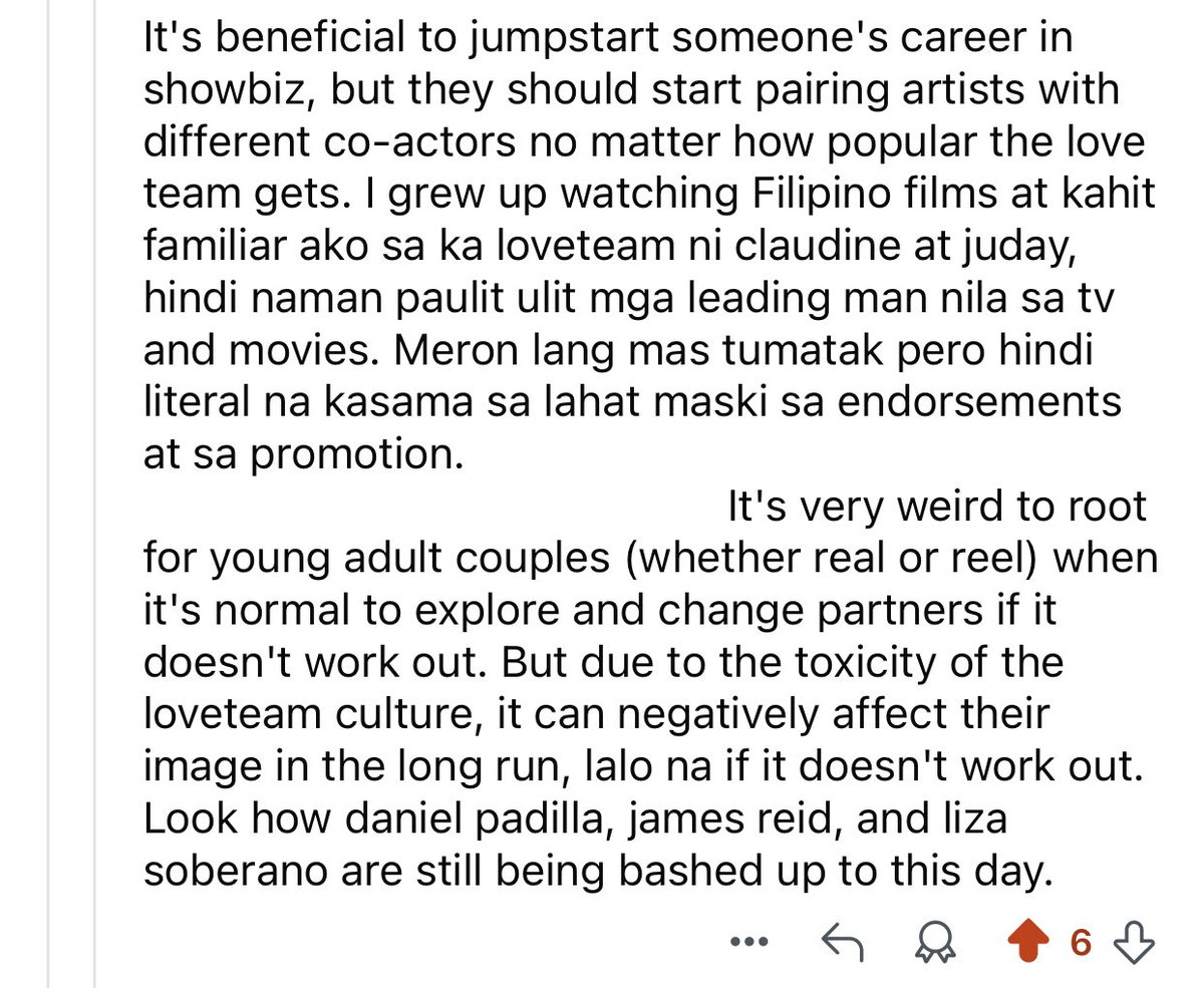 thirdfruit's tweet photo. #tbh ito lang naman talaga main point ng mga pinaglalaban noon na wala sanang ofc lt. huwag ikulong sa love team. dk why hirap na hirap i-comprehend yan ng mga ship-obsessed fans xD https://t.co/YxeZfMmKAl