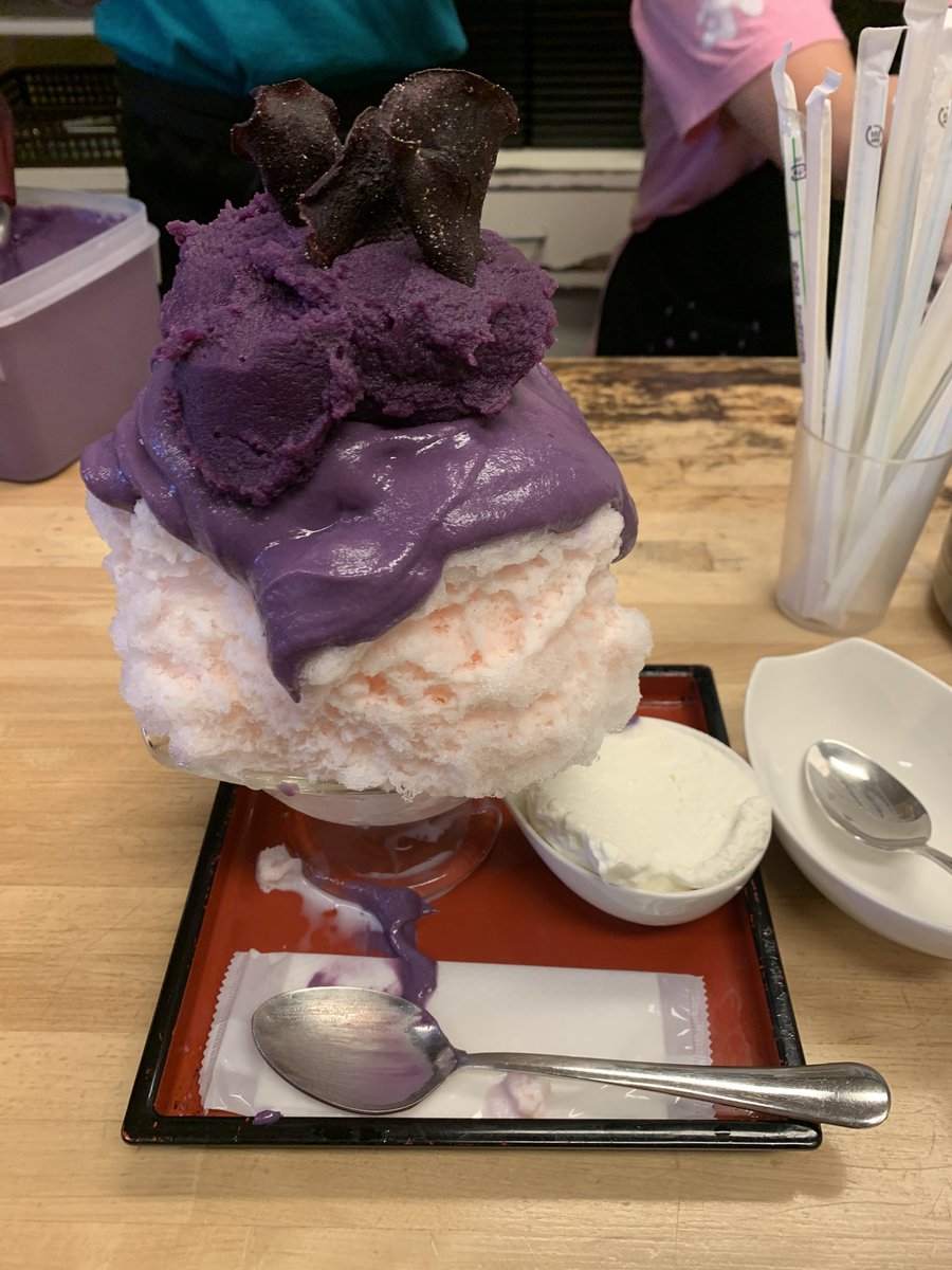toonlinlin's tweet photo. 4月のかき氷(あと2杯食べちゃった) https://t.co/dHzw9NYMLF