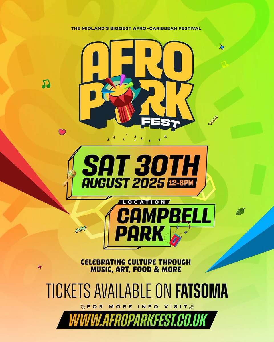 afroparkfestuk's tweet photo. Tickets out now on fatsoma!!! 
We’ve got different options available, pick what is most suitable for you🎟️🎫
Be sure to tell a friend that AfroPark Fest is the place to be 👀 

#music #musicfestival #afro  #afrocaribbean #caribbean #afroparkfestuk #festival #uk #ukmusic https://t.co/3cqk34RAI9