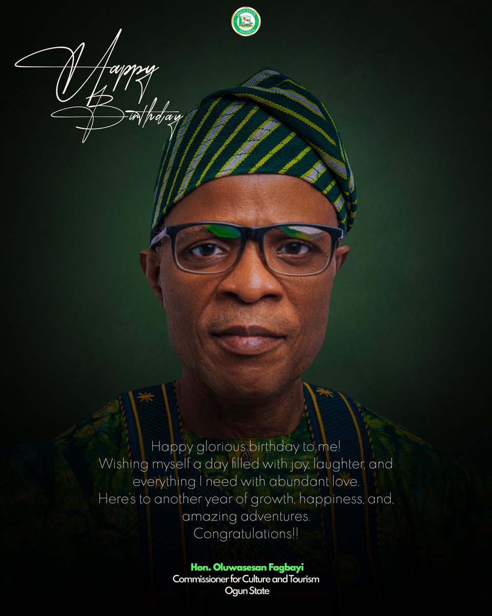 seekfagbayi's tweet photo. Happy glorious birthday to me!
Wishing myself a day filled with joy. laughter, and everything I need with abundant love
Here's to another year of growth, happiness, and, amazing adventures.
Congratulations!!! #Ofag https://t.co/PLNPIuC4qR