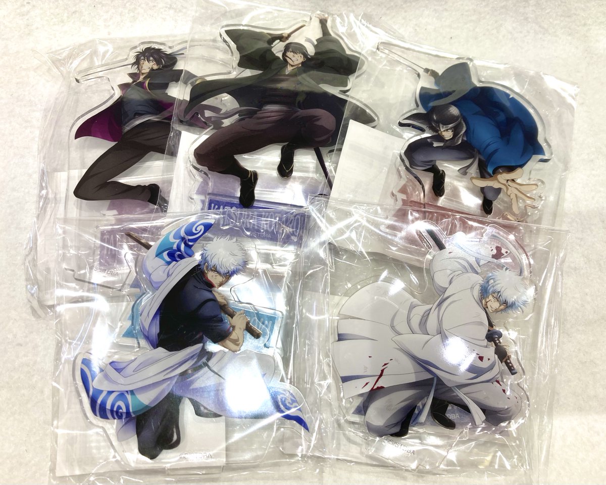グッズ入荷情報】 「銀魂」戦闘ver. ✓アクリルスタンド ✓アクリル