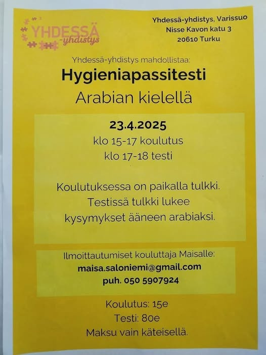 Miksi Suomessa järjestettäisiin mitään (testiä) arabiaksi. 

--> Koska tämä kansa oppii ettei mikään määrä tukia tai palveluita saa ihmistä kotoutumaan?