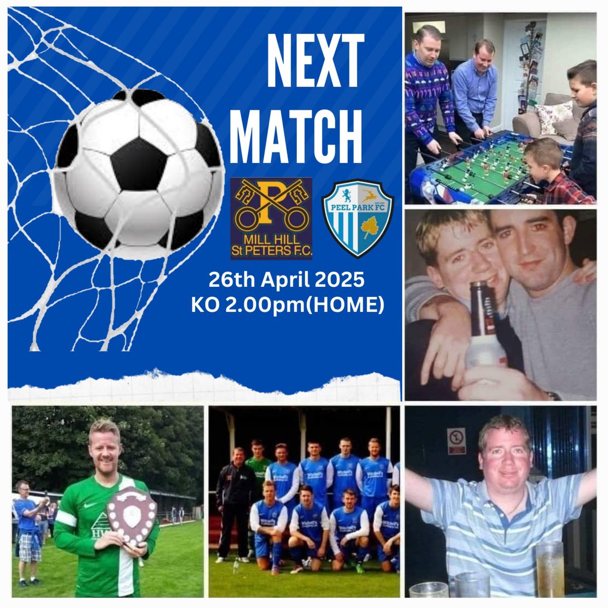 Just the one fixture today at home for the 2nd team. Today we also remember Kieran Keigher. Another year has passed and 9 years since we said goodbye. Kieran was a player and manager at our club who sadly passed away suddenly on 26th April 2016 aged 34. RIP