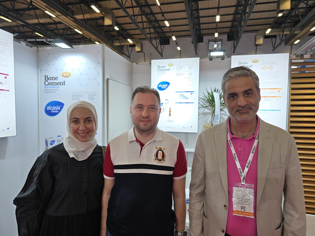 AlcasisBoneCmnt's tweet photo. Day 2 at EXPOMED is in full swing!
We’re excited to welcome you to our stand — come meet us in Hall 8, Stand 825C and discover what’s new. Let’s connect, collaborate, and explore new opportunities together!

#EXPOMED2025 BoneCement 
#networking https://t.co/A7OyUYbdtf