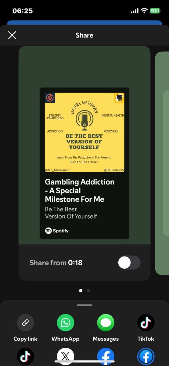 dan_batemannn's tweet photo. Hi everyone! The latest @BeTheBestVY sponsored by @gambanapp is out NOW!

In this podcast I talk about being 2 years free of gambling, what’s helped me on my journey and how I stay focussed every day in my recovery. 

You can listen to it here….

@Spotify 
👇🏻🔗
https://t.co/3zdtYrDjeq

@ApplePodcasts 
👇🏻🔗
https://t.co/mUDOowVKtz

Have a wonderful weekend everyone! 💛
