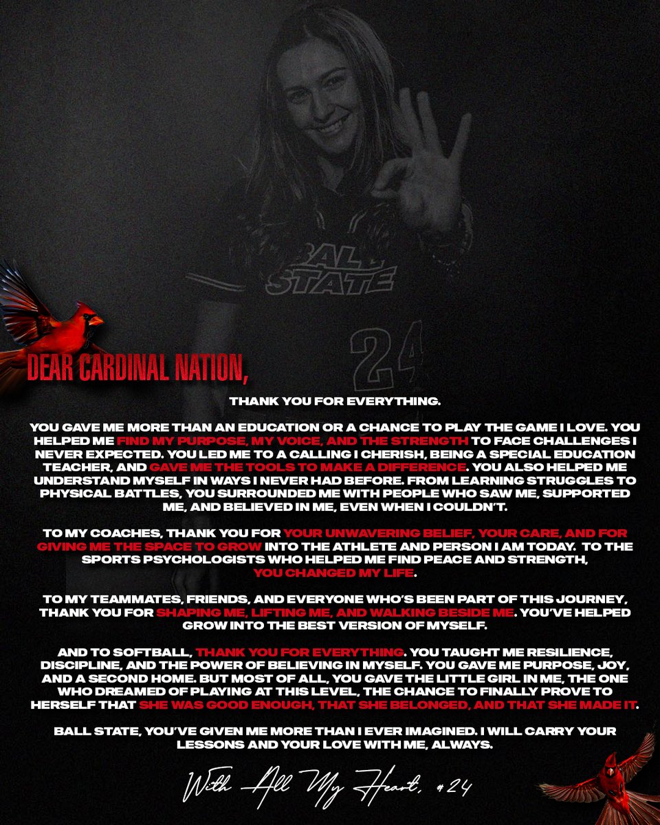 Ball State Softball tweet media