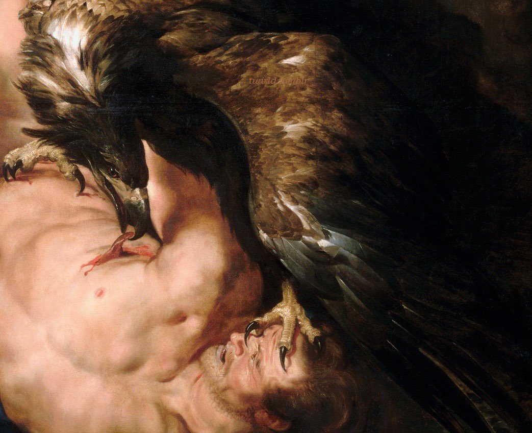 Prometheus Bound (detail, ca.1611-12) Peter Paul Rubens, Frans Snyders