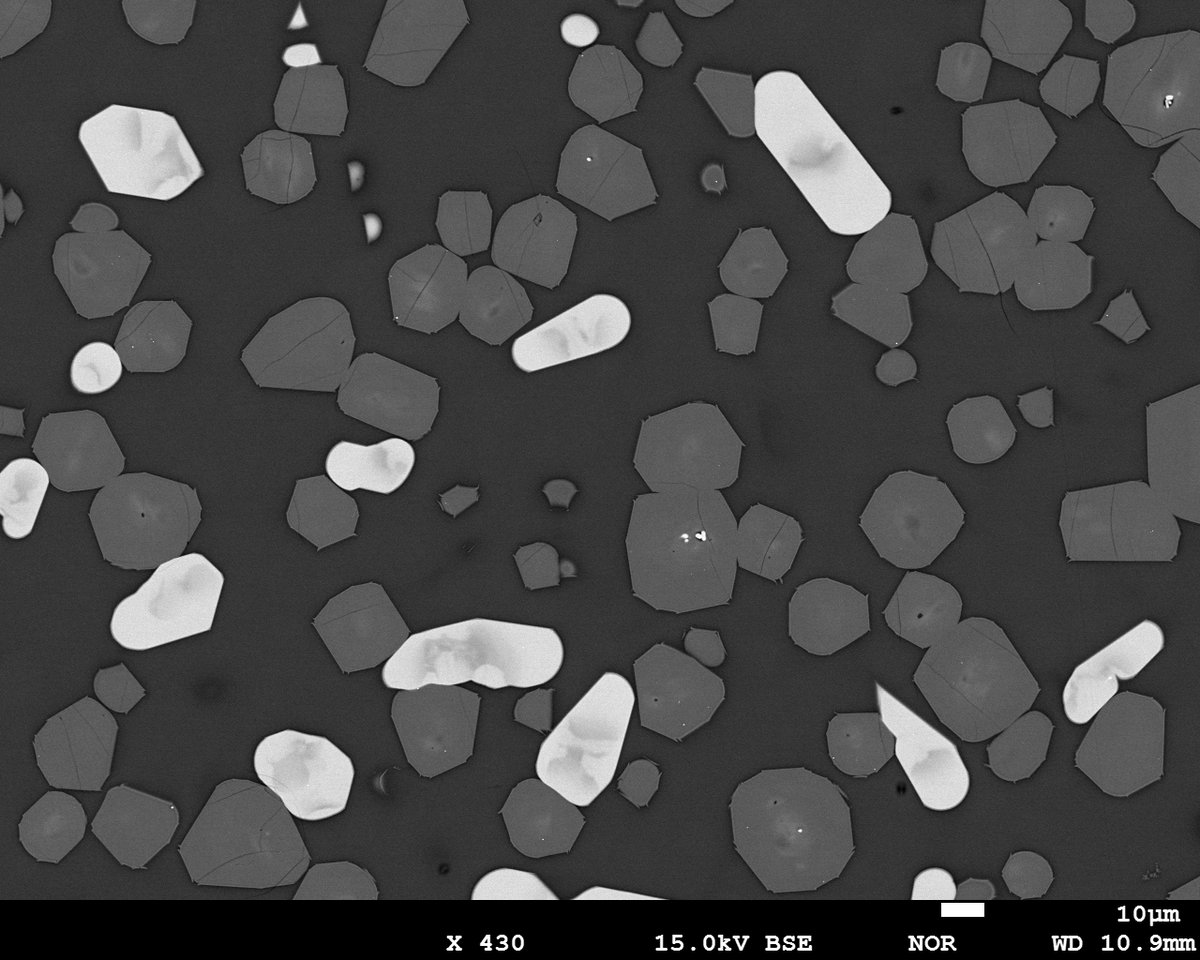 Michael Anenburg (@manenbu) on Twitter photo #ThinSectionThursday
Experimental synthesis of REE-apatite and britholite in silicate glass by an Honours student here at <a href="/anuearthscience/">ANU Earth Sciences 🌏</a>.
Apatite is bright pink, glass is mildly pink, and britholite is almost not luminescent at all. #ThinSectionThursday
Experimental synthesis of REE-apatite and britholite in silicate glass by an Honours student here at <a href="/anuearthscience/">ANU Earth Sciences 🌏</a>.
Apatite is bright pink, glass is mildly pink, and britholite is almost not luminescent at all.