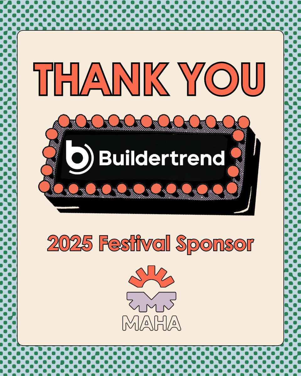 mahafestival (@mahafestival) on Twitter photo We're thrilled to announce <a href="/Buildertrend/">Buildertrend</a> as an official sponsor of Maha Festival 2025! Their incredible support will help us bring you an unforgettable weekend of music, art and community. A massive THANK YOU to Buildertrend for believing in the Maha magic! 🙌
#MahaFestival We're thrilled to announce <a href="/Buildertrend/">Buildertrend</a> as an official sponsor of Maha Festival 2025! Their incredible support will help us bring you an unforgettable weekend of music, art and community. A massive THANK YOU to Buildertrend for believing in the Maha magic! 🙌
#MahaFestival