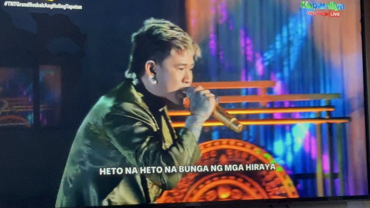 leks13's tweet photo. Heto na heto na [Marko Rudio] ang bunga ng [iyong] hiraya! 🫶🥹 🔥🔥🔥🔥🔥

MAPA x Gento x Dam

You made SB19, A'tins, and the madlang people proud!

 #TNTGrandResbakAngHulingTapatan https://t.co/269ZkTWn2J
