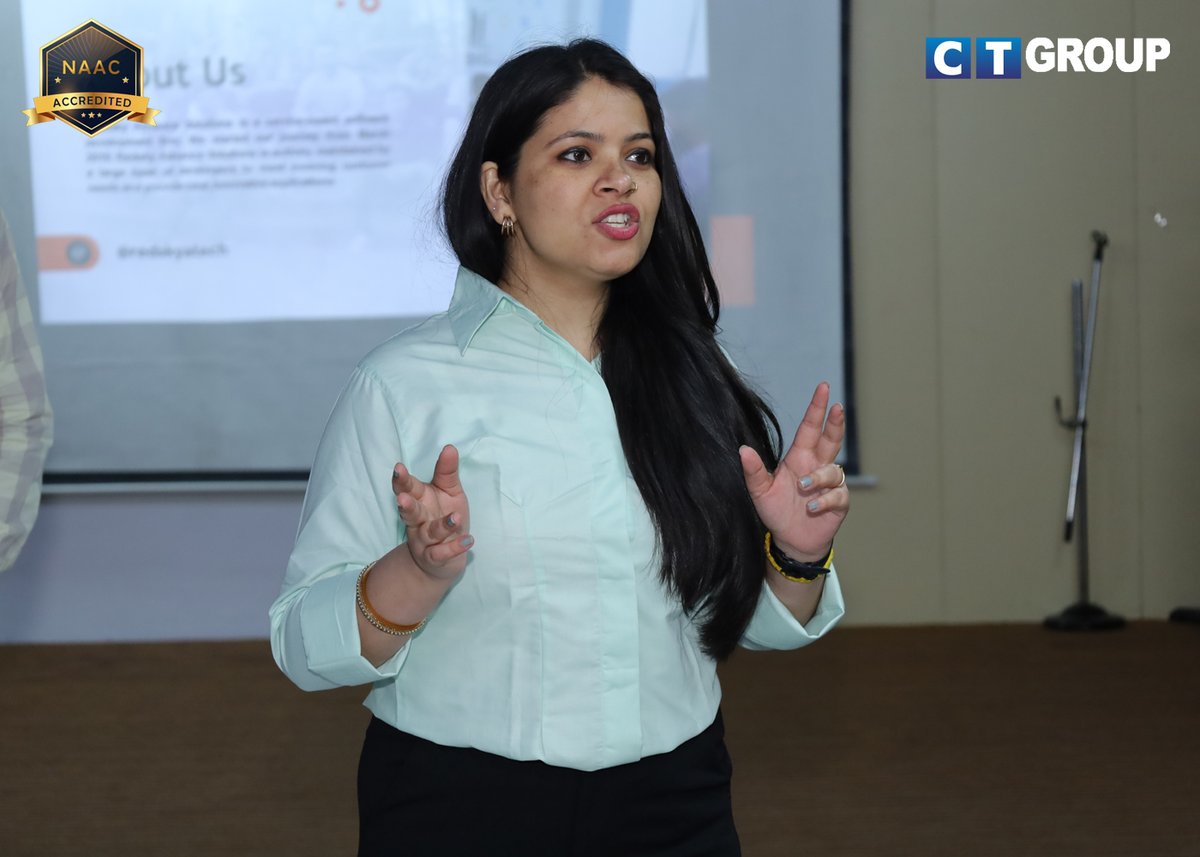 CT_northcampus's tweet photo. CT Group of Institutions, North Campus, Jalandhar hosted a successful Placement &amp; Internship Drive in collaboration with Redsky Advance Solutions Pvt. Ltd. with 2 esteemed delegates on campus and 73 enthusiastic students from https://t.co/POM2i82HVe, BCA &amp; MBA https://t.co/L0DHwAGQU2