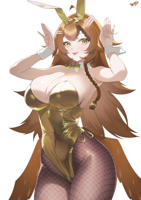 兔女郎模板抽獎✨✨✨
第二位兔兔是卡哇的黃魚鴞~千秋桑~✨✨✨
 #秋喔 