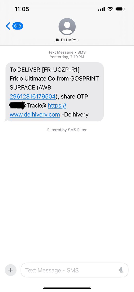 yesShashi's tweet photo. I order something from a brand and they use @delhivery as a partner they lose me as a customer for lifetime 😂 Yesterday I got message from Delhivery that order is out for delivery, but suddenly by 7 pm everything vanished. Customer care not supportive. @myfrido https://t.co/8PjQ1TQD5F