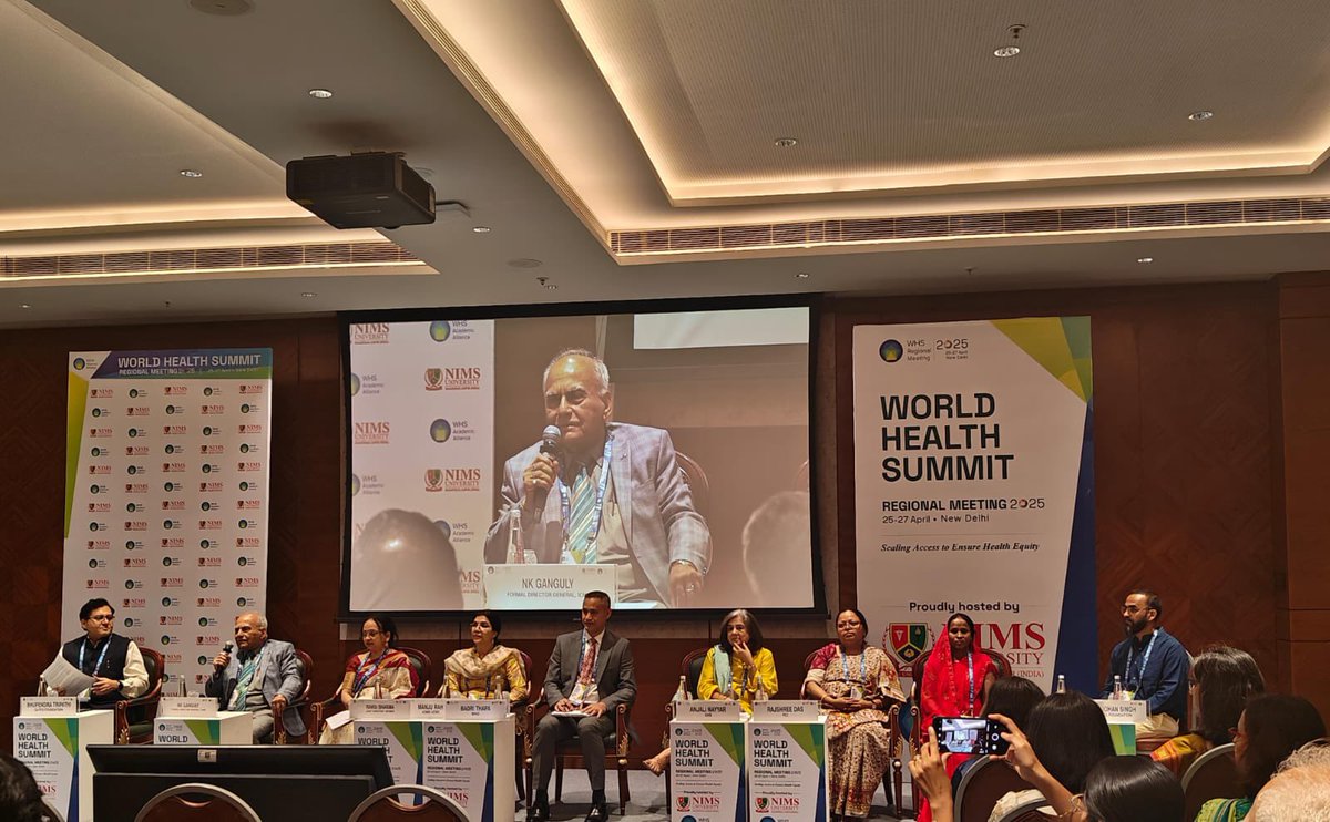 GHS's tweet photo. Happening right now at #WHSNewDelhi2025! 

A powerful panel on eliminating lymphatic filariasis — uniting voices to end this NTD for good. Don’t miss it! 

📍MR-18, Bharat Mandapam

#ntdfreeindia #whsnewdelhi2025 #globalhealth #lymphaticfilariasis #endntds https://t.co/y7W95cpEj0