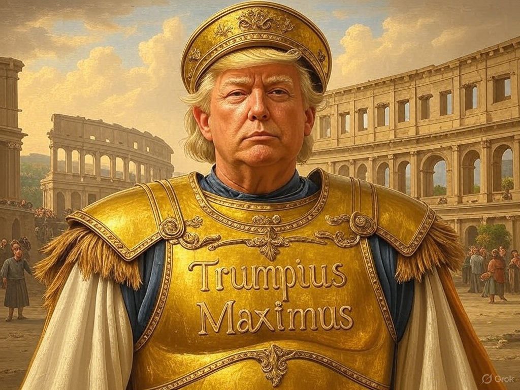 Rome never fell… it was just waiting for Trumpius Maximus to reclaim the throne.