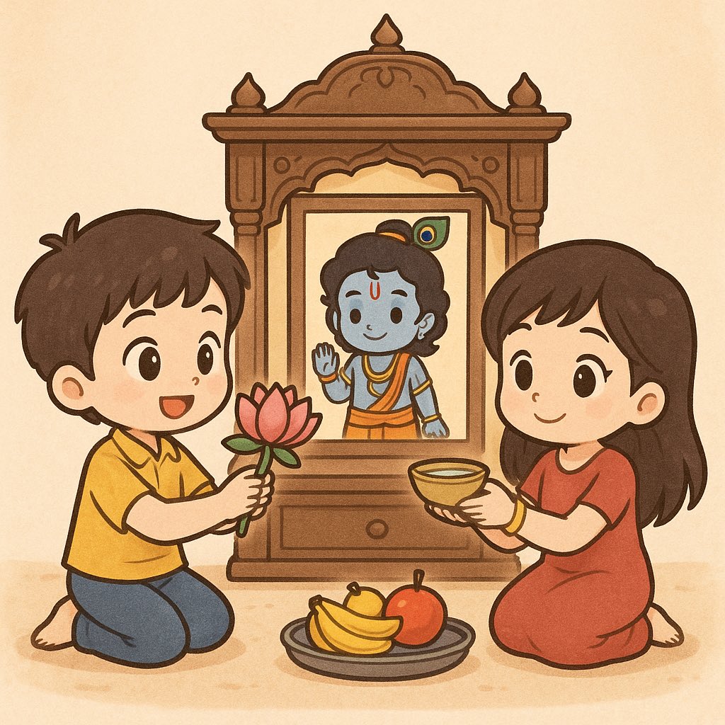 garudazhwar's tweet photo. 🌸🍃 If one offers Me with love and devotion a leaf, a flower, a fruit or water, I will accept it. 🍃🌸

~ [ śrīmad bhagavad gītā 9.26] https://t.co/ExjxeXmNMl