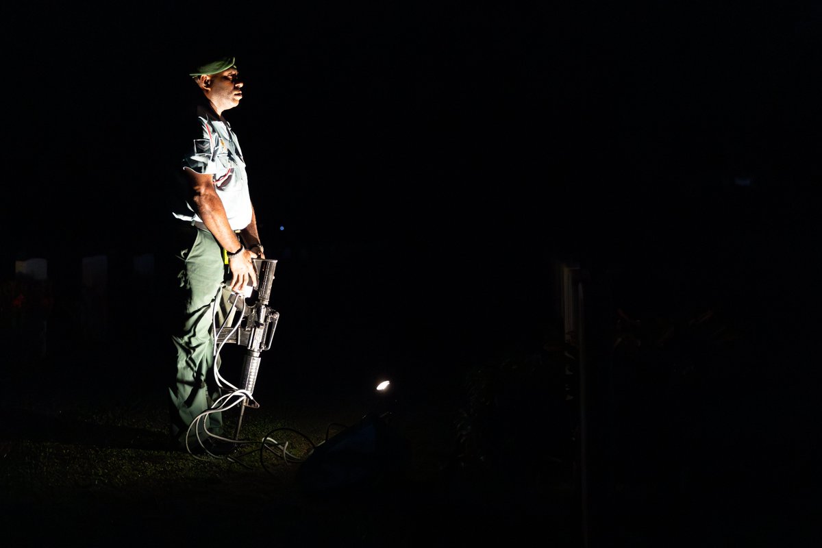 CJOPSAustralia's tweet image. Some more photos from the Anzac Day dawn service at Bomana War Cemetery. It was a privilege to represent the ADF at a cemetery where soldiers from Australia and PNG are buried. #LestWeForget