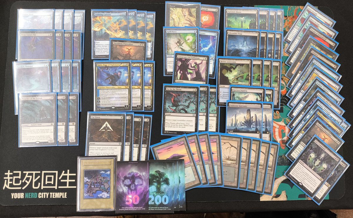 grande_occhio's tweet photo. Yesterday I managed to qualify for my first Regional Championship!
I truly believe that hard work pays off, so I put all my efforts and resources to prepare myself in the best possible way. Small steps and "trust the process".
Let's see how it goes today!
#DimirMidrange💧🌑 https://t.co/fW0jX6gDW7