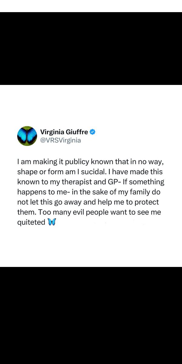 Marzec762's tweet photo. @AGPamBondi @FBI @TheJusticeDept 
#NotSuicde #No #Suicide #BbcNews #WorldNews #Solve #This #Murder #Killing #By 
#JefferyEpstein #Associates #RoyalScam #Royal #Scam #RoyaltyScam 
"Tap&amp;Pull Down Tweet" https://t.co/86xIrMW5ax