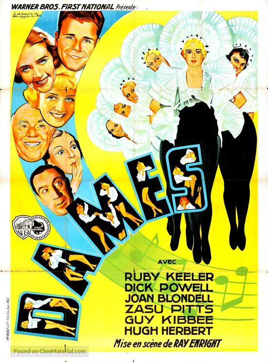 mylemonysoul's tweet photo. As my love affair with Busby Berkeley movies continues...
#NowWatching #160 “Dames” (1934) #JoanBlondell #DickPowell #RubyKeller #ZaSuPitts #GuyKibbee #HughHerbert #ClassicFilms #OldHollywood #TCM #PreCode #PreCodeHollywood #2025MyMovieList https://t.co/eMmq6cegZB