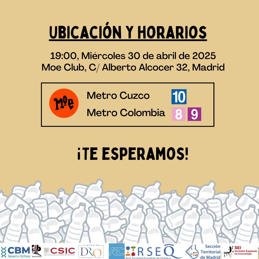 Nueva charla de #CienciaConChocolate

RECICLAR NO BASTA: DESARROLLANDO UNA BIO ECONOMÍA CIRCULAR DE LOS PLÁSTICOS ♻️🌍

Acompañarnos en esta ponencia para aprender sobre los plásticos y sobre como promover la sostenibilidad

30/04/2025 📆
19:00 🕐
📌Moe Club #Madrid