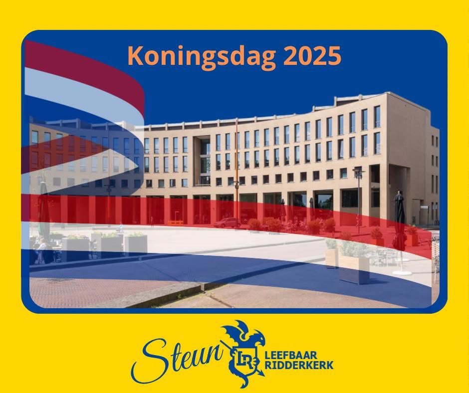 Leefbaarrkerk's tweet photo. Fijne Koningsdag! Er veel te doen/zien in Ridderkerk. Wat? Neem een kijkje op de uit-agenda Ridderkerk https://t.co/zgVB2An00r