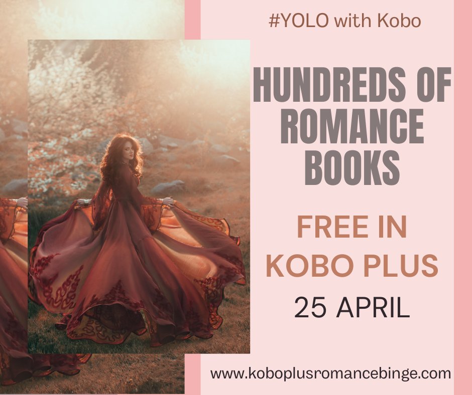 Come and binge on Unlimited eBooks &amp; Audio on Kobo Plus,  right here:- koboplusromancebinge.com