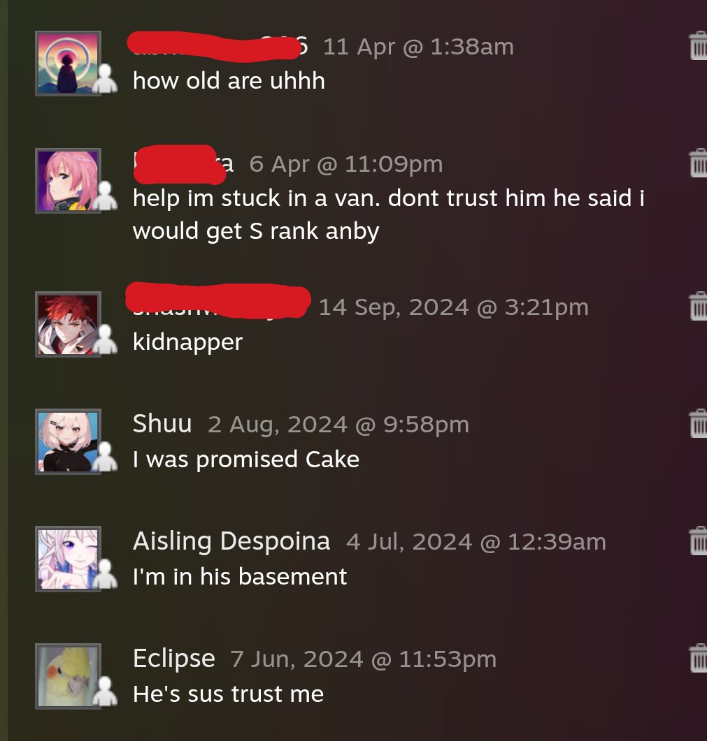 I just opened my steam profile again....