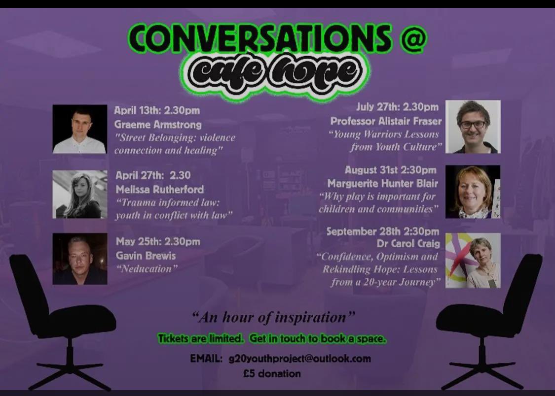 G20 Youth Project (@g20youthproject) on Twitter photo This Sunday at Cafe Hope Conversations 2:30pm we will welcome Lawyer <a href="/trauma_lawyer/">Melissa Rutherford</a> talk about trauma and youth in conflict with the law. Let us know you’re coming g20youthproject@outlook.com
Melissa is passionate about trauma, access to justice and children in conflict with the This Sunday at Cafe Hope Conversations 2:30pm we will welcome Lawyer <a href="/trauma_lawyer/">Melissa Rutherford</a> talk about trauma and youth in conflict with the law. Let us know you’re coming g20youthproject@outlook.com
Melissa is passionate about trauma, access to justice and children in conflict with the