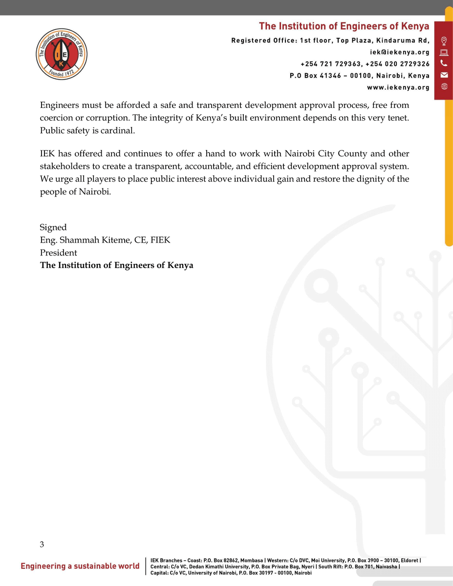 The Institution of Engineers of Kenya tweet media