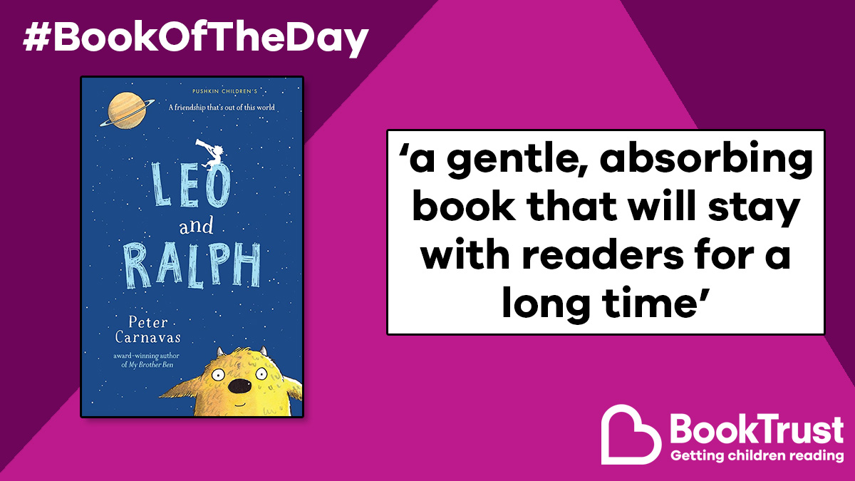 Booktrust's tweet photo. Our #BookOfThe Day is a heartwarming, insightful coming-of-age story that celebrates difference, kindness, family, and finding your place in the world.
We think young readers will love spending time with #LeoAndRalph from Peter Carnavas:
https://t.co/HrxsnerFFl @PushkinChildren https://t.co/DrosAwqF93