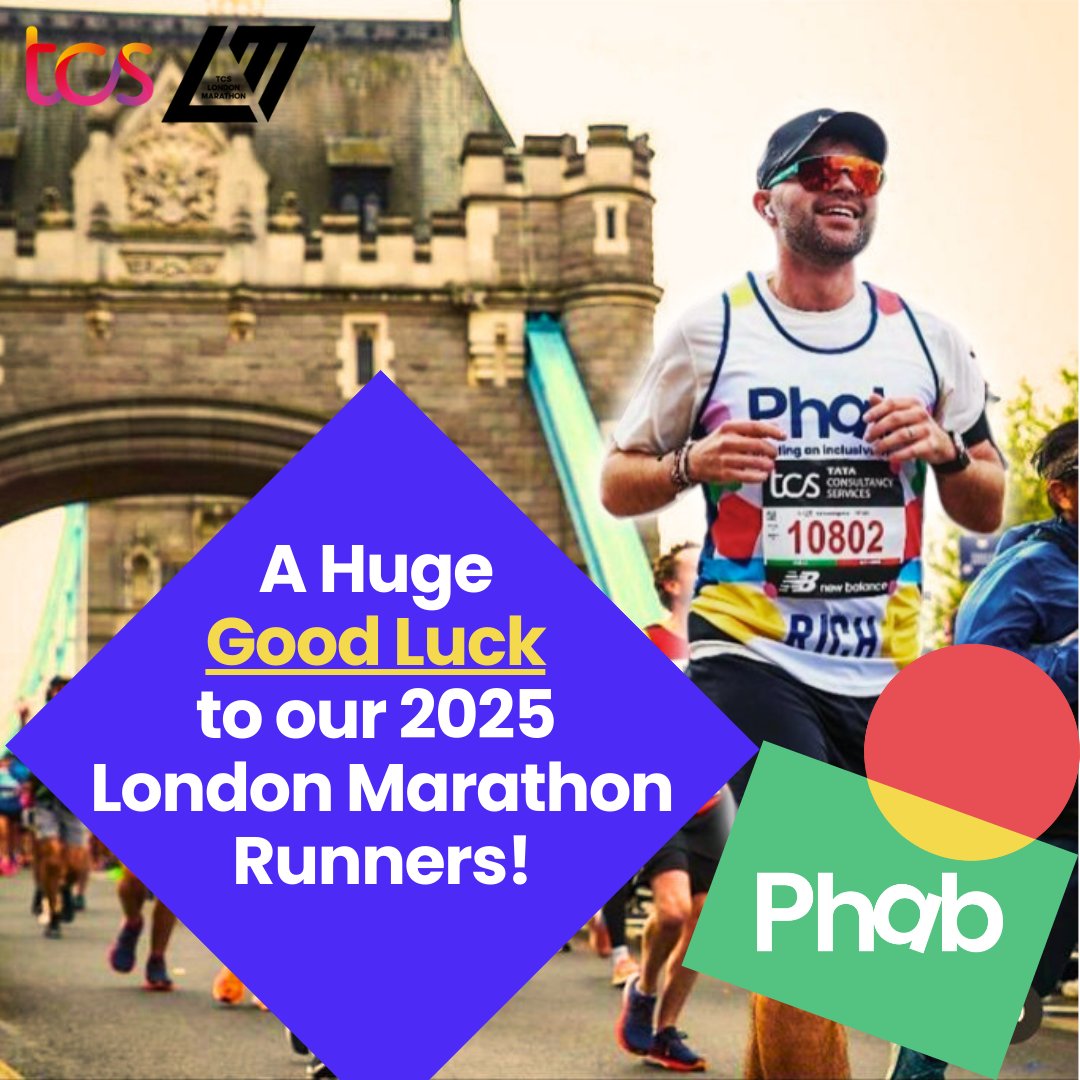 phab_charity's tweet image. Wishing a HUGE good luck to our #PhabRunners at the #LondonMarathon tomorrow! 🙌

Thank you for running &amp;amp; raising money #ForPhab! 🙏

Want to join us in 2026? Applications open tomorrow! Head to our website and join the #Phab family! 👇📲

phab.org.uk/run-for-phab/
