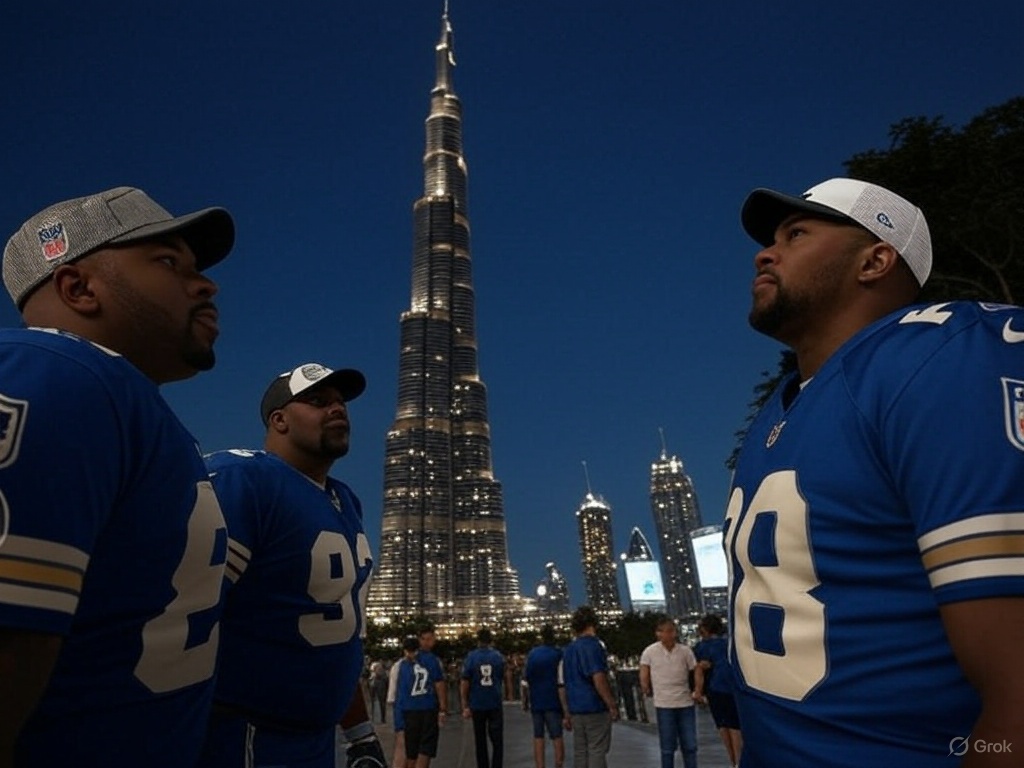 NFLInternationl's tweet photo. For those who might be wondering it doesn't seem like there will be any NFL games in Mexico🇲🇽, Brazil 🇧🇷 or the UAE 🇦🇪 in 2025. 

Mexico is out as it prepares for the FIFA World Cup but talks are still in place to potentially host games in Brazil, the UAE and even Oz 🇦🇺 in 2026! https://t.co/fXHnKQTId5