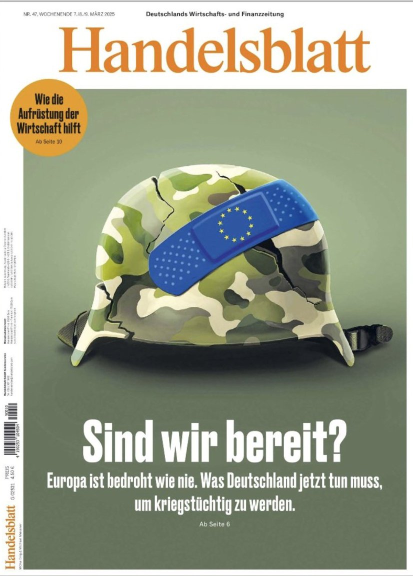 Deutschland_77's tweet photo. @sternde Wie will #Deutschland, wie staatlich angekündigt, denn 2027 / 2029 wieder in einen #Krieg ziehen, wo völlig #Unschuldige zu Zehntausende sterben werden? 🤔🧐🙄 https://t.co/dwRioO8IxW