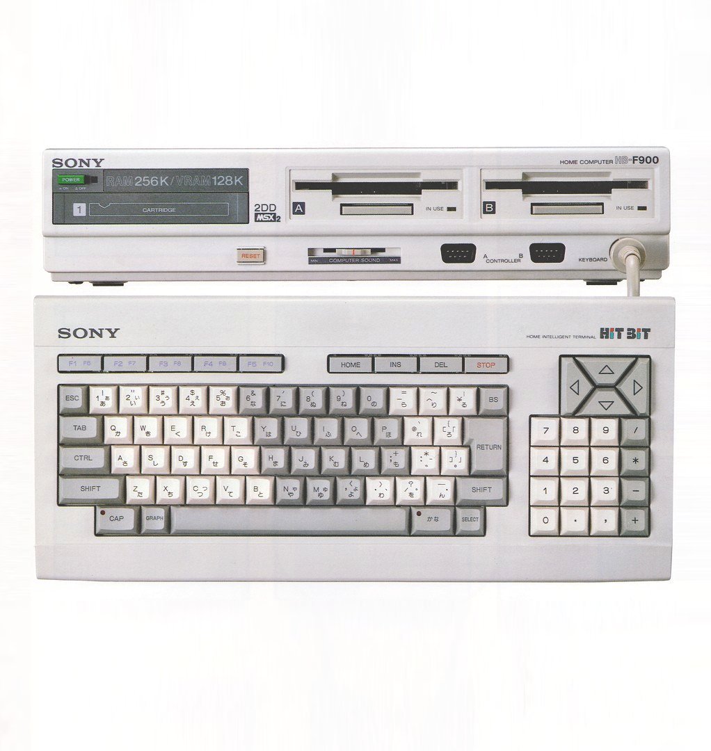 1986 Sony HB-F900 Japanese MSX2