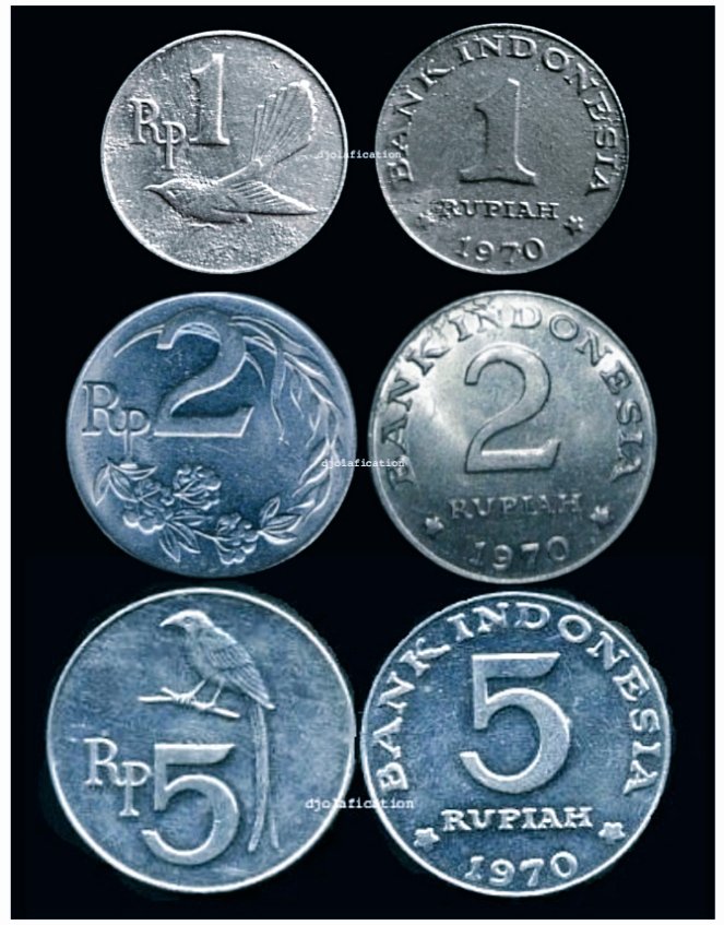 DjolaFix's tweet photo. Ulang atur &amp; tayang koleksi².

1. 1 Rupiah Kutilang, 2 Rupiah Bungong Jeumpa, 5 Rupiah Jalak. Emisi 1970, tak digunakan lagi. 

Jika ada yg mau bertukar, menitipkan koleksinya, aku senang sekali. 
Ayo tayang jg koleksi²mu 🤝

#Numismatik #indonesia #Uang https://t.co/DVYG7DQRum