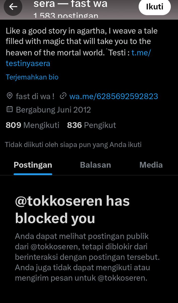 alealeyuqx2's tweet photo. Aku baru aja di block guys sama dia https://t.co/toqHA3moaV